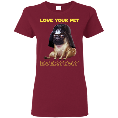 Nice Pug T Shirts - National Love Your Pet Star War Style, nice gift