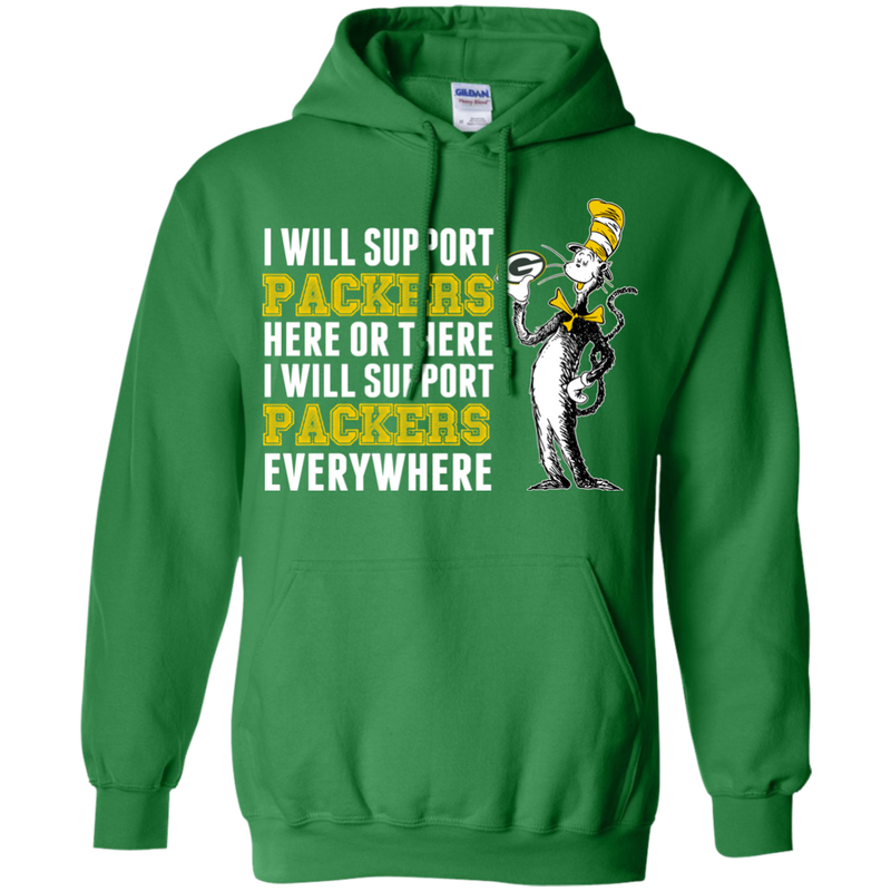 I Will Support Everywhere Green Bay Packers T Shirts