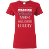 Warning Mom Will Cheer Loudly Colorado Avalanche T Shirts