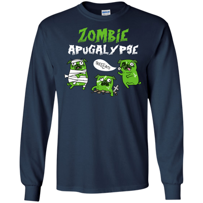 Nice Pug T Shirts - Zombies Apugalypse, is a cool gift for your friend