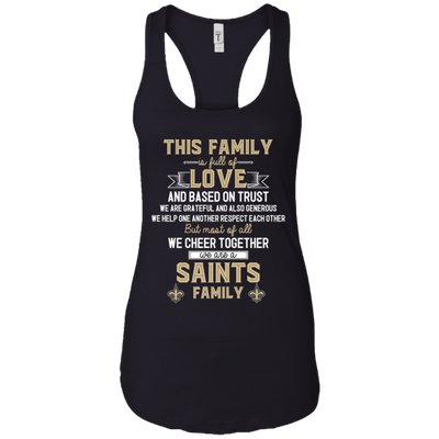 We Are A New Orleans Saints Family T Shirt