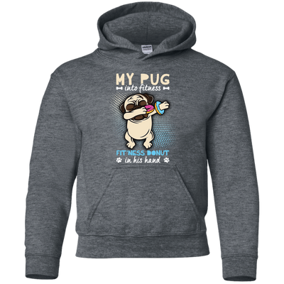 My Pug Into Fitness Donut Pug T Shirts