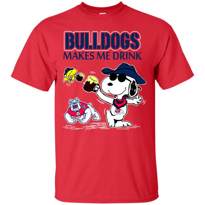 Fresno State Bulldogs Make Me Drinks T Shirt