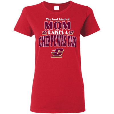 Best Kind Of Mom Raise A Fan Central Michigan Chippewas T Shirts