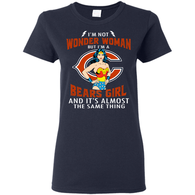 I'm Not Wonder Woman Chicago Bears T Shirts
