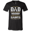 Proud Of Dad Of An Awesome Daughter New Orleans Saints T Shirts