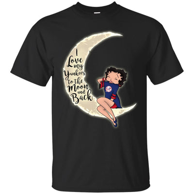 BB I Love My New York Yankees To The Moon And Back T Shirt - Best Funny Store