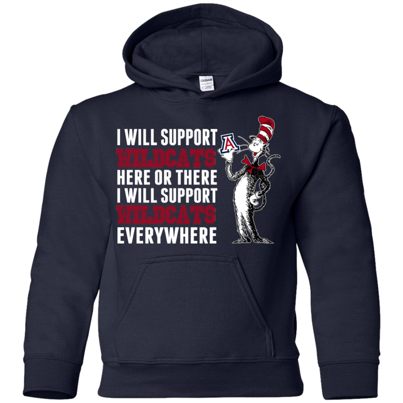 I Will Support Everywhere Arizona Wildcats T Shirts