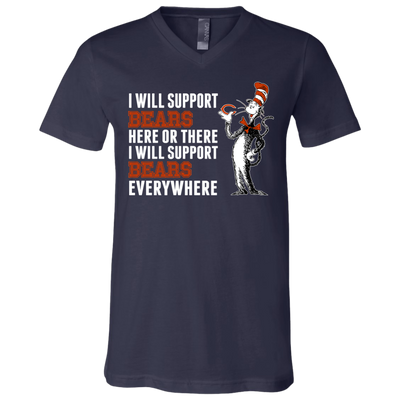 I Will Support Everywhere Chicago Bears T Shirts