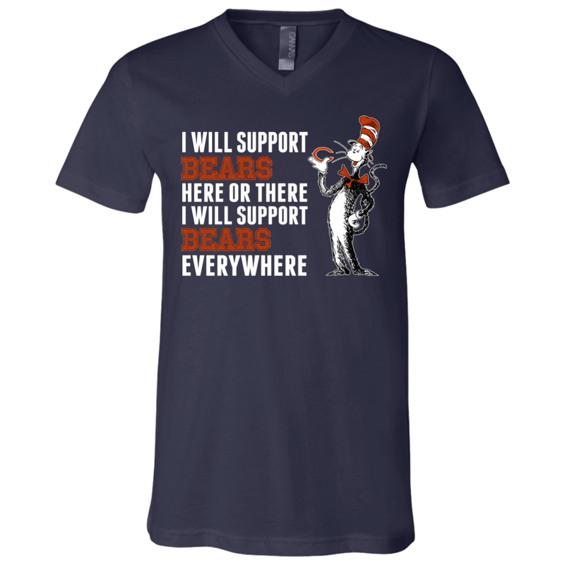 I Will Support Everywhere Chicago Bears T Shirts