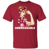 Beautiful Girl Unbreakable Go Alabama Crimson Tide T Shirt