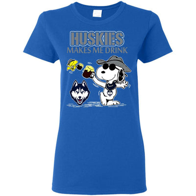 Connecticut Huskies Make Me Drinks T Shirt