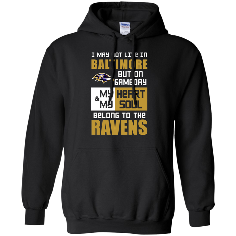 My Heart And My Soul Belong To The Baltimore Ravens T Shirts