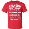 Grandma Doesn't Usually Yell Arizona Coyotes T Shirts