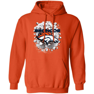 Colorful Earthquake Art Denver Broncos T Shirt