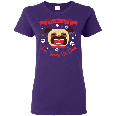 Nice Pug T Shirts - National Love Your Pet Day, is an awesome gift