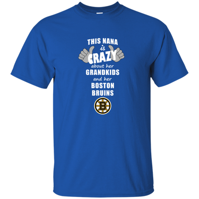 This Nana Is Crazy About Her Grandkids And Her Boston Bruins T Shirts