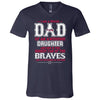 Proud Of Dad Of An Awesome Daughter Atlanta Braves T Shirts