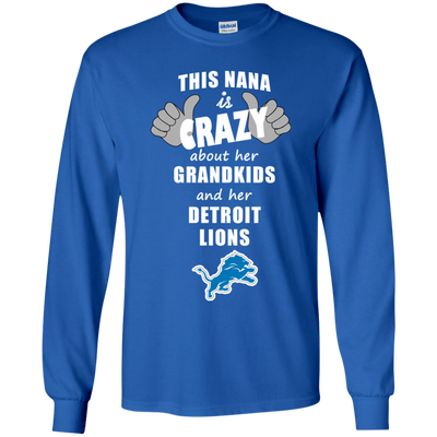 This Nana Is Crazy About Her Grandkids And Her Detroit Lions T Shirts