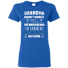 Grandma Doesn't Usually Yell Kansas City Royals T Shirts