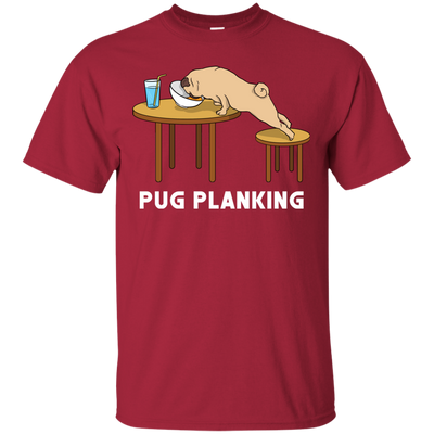 Pug Planking T Shirts