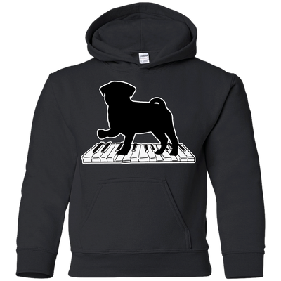 Pug Playing Piano Music T Shirts