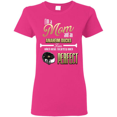 Cool Pretty Perfect Mom Fan Anaheim Ducks T Shirt