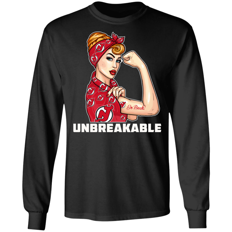 Beautiful Girl Unbreakable Go New Jersey Devils T Shirt
