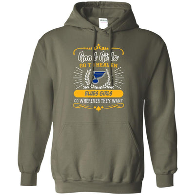 Good Girls Go To Heaven St. Louis Blues Girls T Shirts