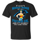 I'm Not Wonder Woman Carolina Panthers T Shirts