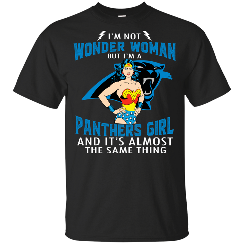 I'm Not Wonder Woman Carolina Panthers T Shirts