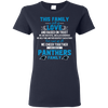 We Are A Carolina Panthers Family T Shirt