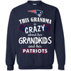 Funny This Grandma Is Crazy About Her Grandkids And Her Patriots T Shirts