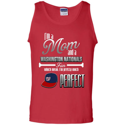 Cool Pretty Perfect Mom Fan Washington Nationals T Shirt