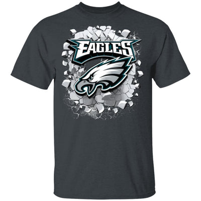 Colorful Earthquake Art Philadelphia Eagles T Shirt