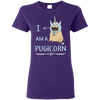 Perfect Beautiful Pug T Shirts - I Am A Pugicorn Gifts For Lovers