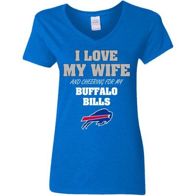 I Love My Wife And Cheering For My Buffalo Bills T Shirts