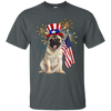 Independence Day Pug T Shirts