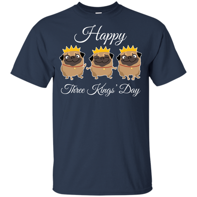 Nice Pug T Shirts - Three Kings' Day Pug, is a cool gift for friends