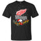 Snoopy Christmas Detroit Red Wings T Shirts