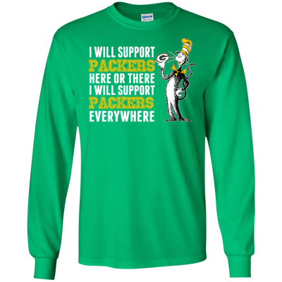 I Will Support Everywhere Green Bay Packers T Shirts