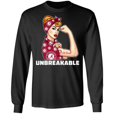 Beautiful Girl Unbreakable Go Alabama Crimson Tide T Shirt