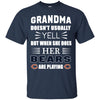 Grandma Doesn't Usually Yell Chicago Bears T Shirts
