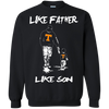 Happy Like Father Like Son Tennessee Volunteers T Shirts