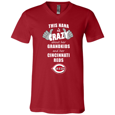 This Nana Is Crazy About Her Grandkids And Her Cincinnati Reds T Shirts