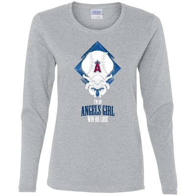 Los Angeles Angels Girl Win Or Lose T Shirts