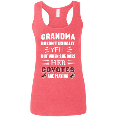 Grandma Doesn't Usually Yell Arizona Coyotes T Shirts