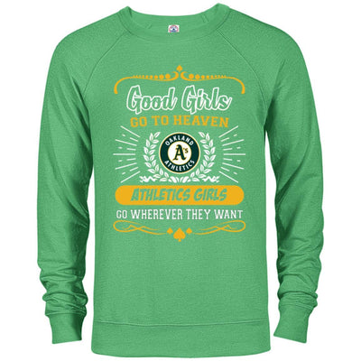 Good Girls Go To Heaven Oakland Athletics Girls T Shirts