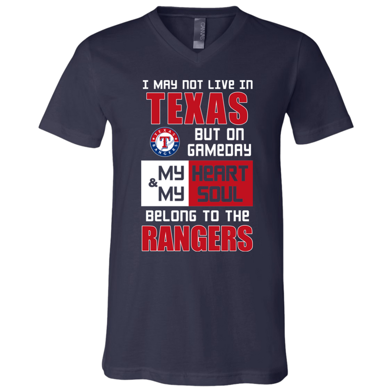 My Heart And My Soul Belong To The Texas Rangers T Shirts