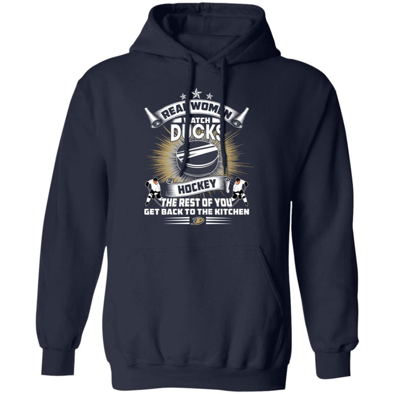 Funny Gift Real Women Watch Anaheim Ducks T Shirt